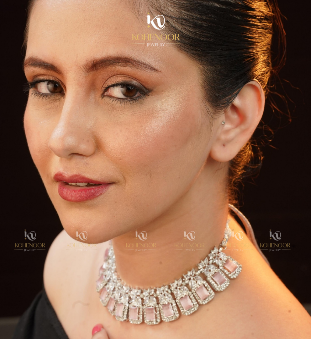 Party wear zircon capture set